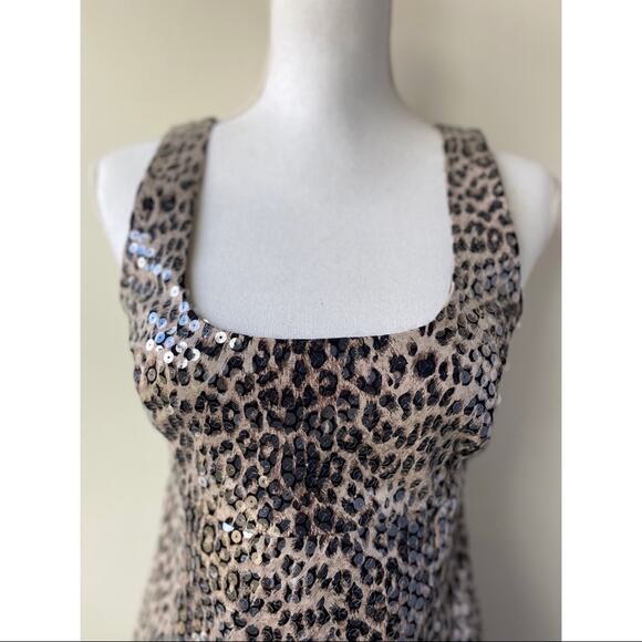 Vintage Olibel Inc Leopard Print Cocktail Dress - Picture 4 of 6
